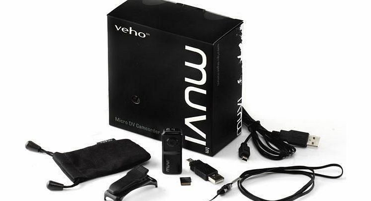 Veho 2 megapixel Muvi Mini Micro Camcorder - black