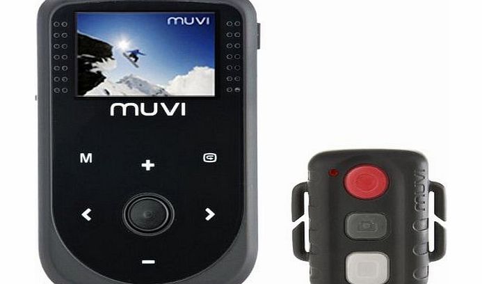 Veho VCC-005-MUVI-HD10 Muvi HD 1080p Mini Handsfree Camcorder with Remote Control and Wide Angle Lens (4GB Memory Card)