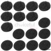 Velcro Black 16mm Stick On Coins Pack of 16