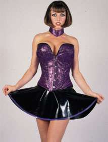 High Top Curve Purple Corset