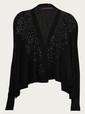velvet knitwear black
