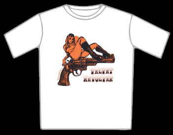 Velvet Revolver Chick With Gun T-Shirt