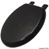 Vemco Emerald Black Toilet Seat and Cover