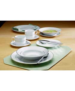 30 Piece Porcelain Dinner Set with Decoration