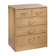 Venice 5 drawer Chest- Pine effect