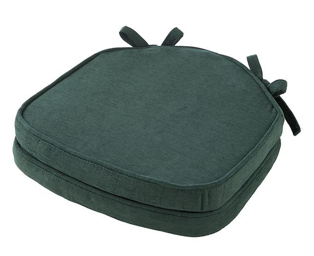 venice Shaped Seat Pads (Pair) Forest Green