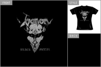 (Black Metal) Skinny T-shirt