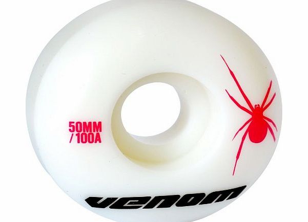 Spider Logo 50mm Skateboard Wheels - Pink