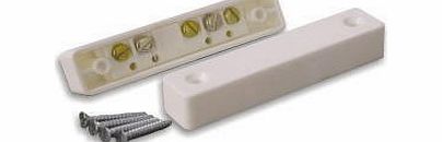 Ventcroft Surface Mounted Wired Intruder Alarm Door Contact - White