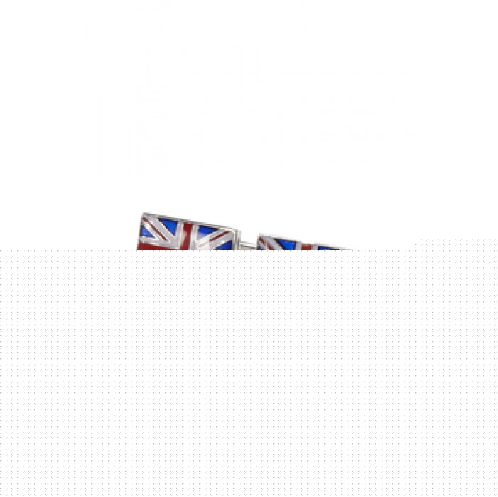 Ventuno 21 Union Jack Enamel Cufflinks