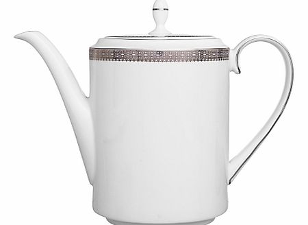 Vera Wang for Wedgwood Lace Platinum Coffee Pot,