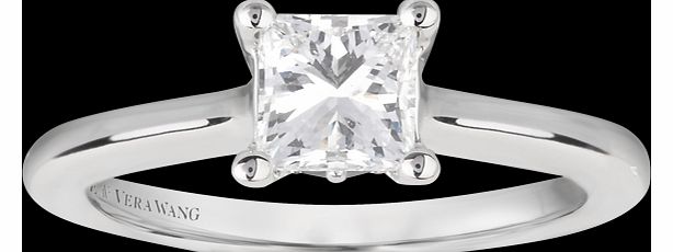 Vera Wang Love princess cut 1.12 carat solitaire