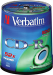 Verbatim 100-Cake Verbatim CD-R ( VB CDR 100pk CB )