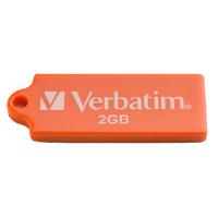 Verbatim 2GB USB 2 Flash Memory Micro Flash Drive (Orange)