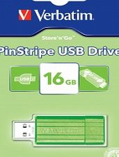 Verbatim 49070 16GB Pinstripe USB 20 Flash Drive