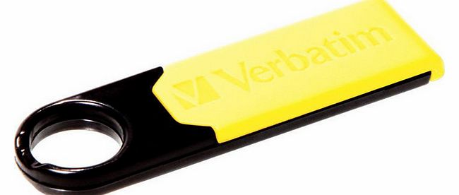 8 GB Micro + Drive USB Flash Drive - yellow