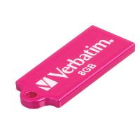 8GB Micro USB Flash Drive - Hot Pink