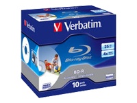 VERBATIM BD-R x 10 - 25 GB - storage media