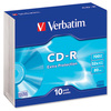 verbatim CD-R Recordable Disk Slim Cased