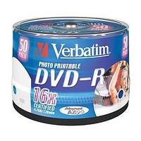 Verbatim DVD-R 4.7GB 16x Wide Photo Printable