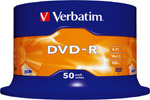 Verbatim DVD-R/DVD R Media 50-Pack ( VB DVD-R 50pk CB )
