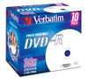 VERBATIM DVD-R printable 4,7 GB (pack of 10)