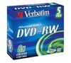VERBATIM DVD-RW 4,7 GB (pack of 5)
