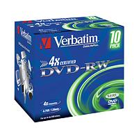 Verbatim DVD-RW 4.7GB 4x DataLife Plus Jewel