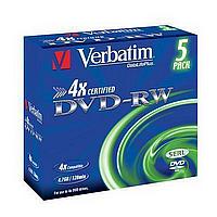 Verbatim DVD-RW 4.7GB 4x DataLife Plust Jewel