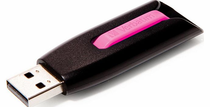 Verbatim Store n Go V3 USB 3.0 Flash Drive in pink - 16