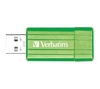 VERBATIM Storen Go PinStripe 4 GB USB Flash Drive - green