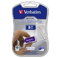 VERBATIM  8GB Micro Flash Drive (Purple)