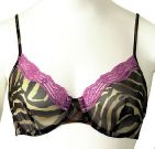 Verdissima Tiger underwired half cup bra