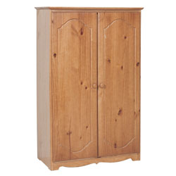 Verona 2 Door Tall Boy Wardrobe