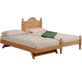 90cm Roma Wooden Guest Bed in Antique