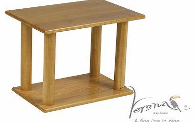 Verona Bassano Solid Pine Bedside Table