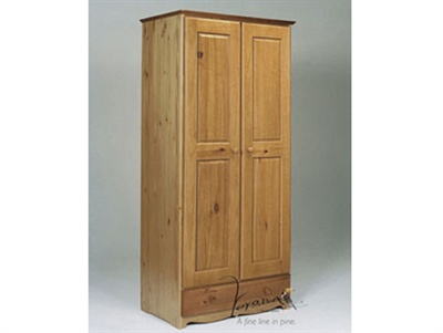 Verona Design Ltd Verona 2 Door Wardrobe and 1 Drawer Small Single