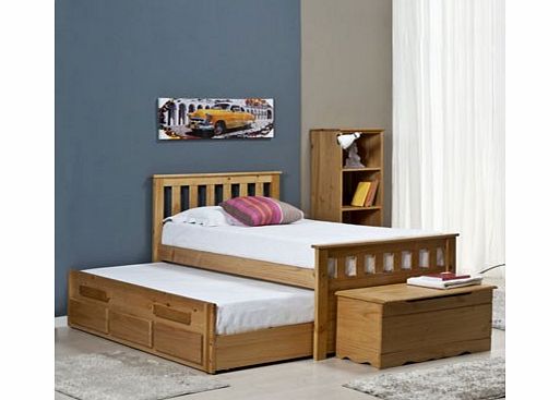 Bergamo Captains Bed With Guest Bed & Drawers
