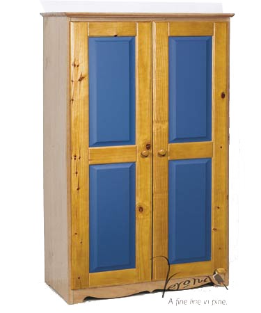 Verona Designs Blue 2 Door Tall Boy