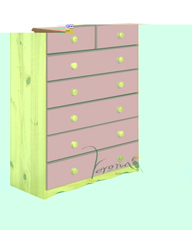 Fuchsia Chest of Drawers