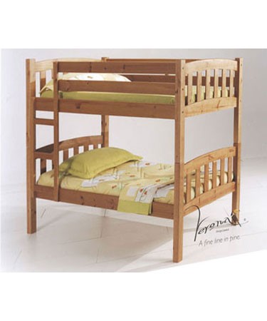 Junior 3ft America Shorty Pine Bunk Bed