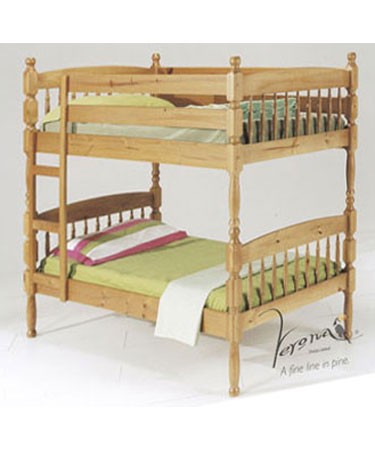 Verona Designs Junior 3ft Milano Shorty Pine Bunk Bed