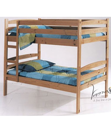 Junior 3ft Shelly Shorty Pine Bunk Bed