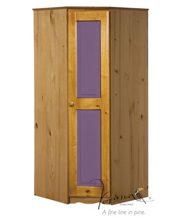 Verona Designs Lilac Corner Wardrobe