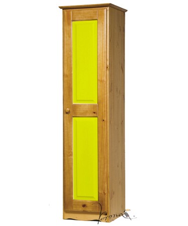 Lime 1 Door Narrow Wardrobe