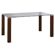 dining table, walnut