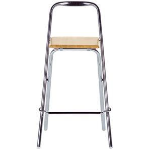 Verona Folding Bar Chair, Natural