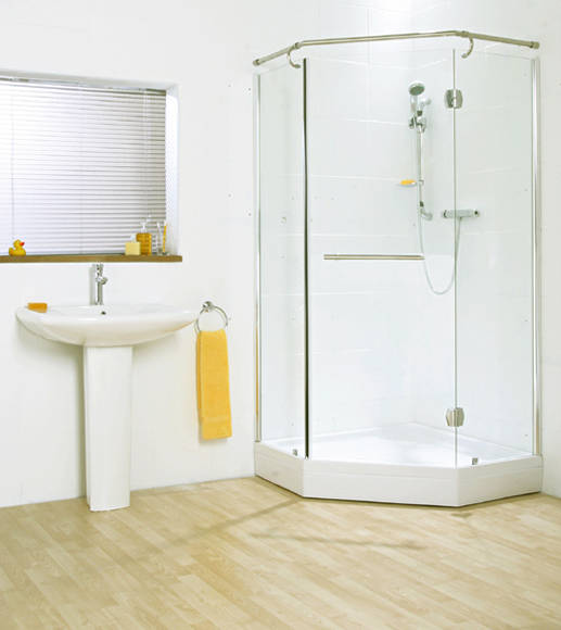 Indulge Pentagonal Shower Enclosure (Right)