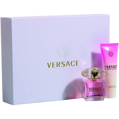 Versace Bright Crystal Set - 30ml EDT with 50ml Body Lotion