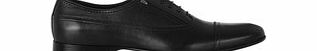 Versace Collection Black leather Oxford shoes